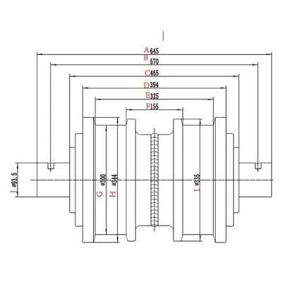 D475 Опорный каток