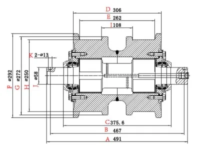 D9 Опорный каток