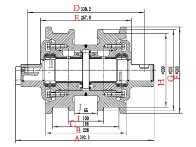 D6D Опорный каток