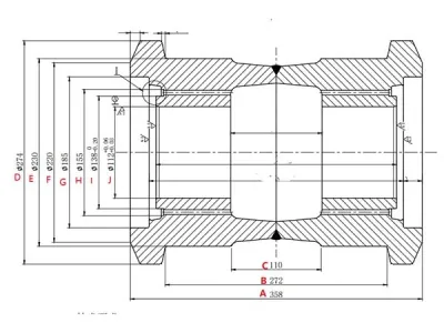 E375 Опорный каток