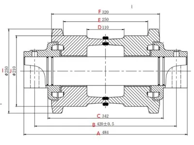 E350 Опорный каток