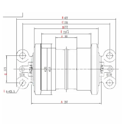 E330 Опорный каток