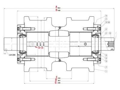 D11 Опорный каток
