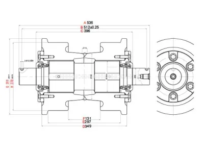 D10 Опорный каток