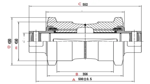 ZX870 Опорный каток