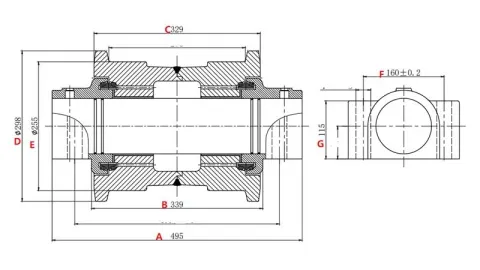 EX470 Опорный каток