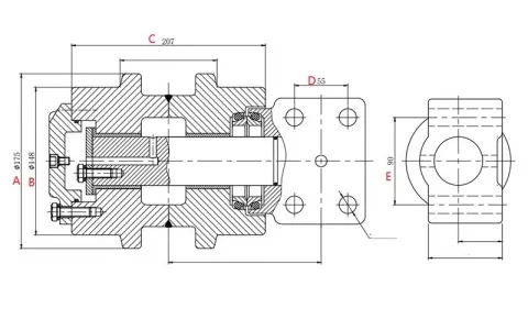  Поддерживающий каток для экскаватора Komatsu PC450 