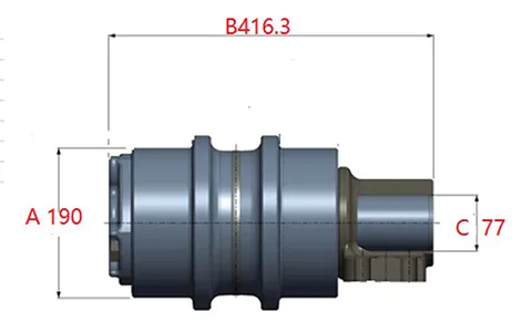  Поддерживающий каток для экскаватора Caterpillar 385 