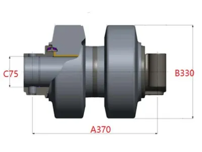  Поддерживающий каток для экскаватора Hitachi EX2600 