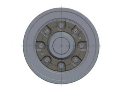  Поддерживающий каток для экскаватора Hitachi EX1900 