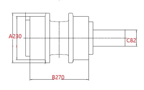  Поддерживающий каток для экскаватора Volvo EC950 