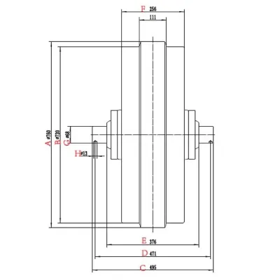 Направляющее колесо для бульдозера Caterpillar D9 