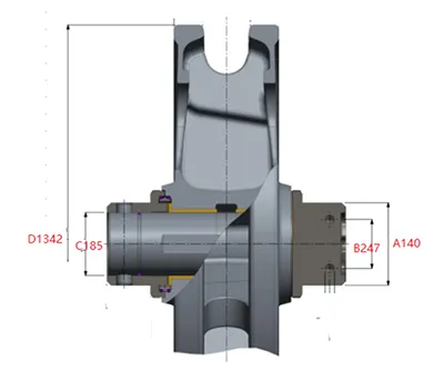  Направляющее колесо для экскаватора Hitachi EX2600 