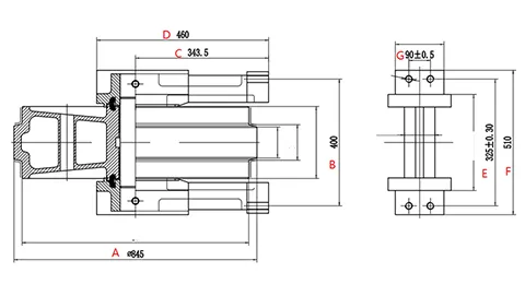  Направляющее колесо для экскаватора Hitachi ZX870 