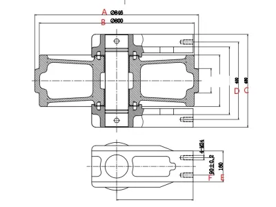  Направляющее колесо для экскаватора Volvo EC700 