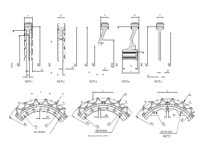  Ведущая звездочка для экскаватора Komatsu PC360 